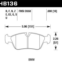 HAWK PERFORMANCE HB136F690
