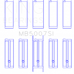 KING ENGINE BEARINGS MB5007SI025