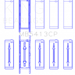 KING ENGINE BEARINGS MB5413CP010