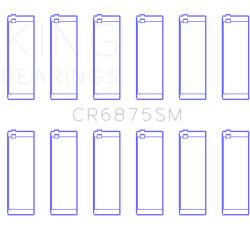 KING ENGINE BEARINGS CR6875SM025