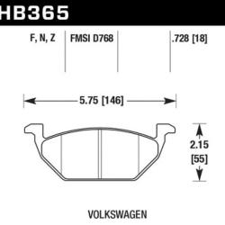 HAWK PERFORMANCE HB365B728