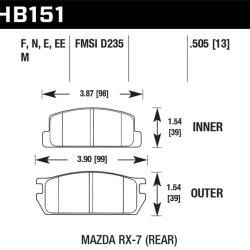 HAWK PERFORMANCE HB151E505