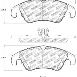 ST Sport Brake Pads Stoptech 309.13220