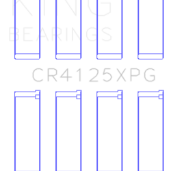 KING Rod Bearings King Engine Bearings CR4125XPG0.5