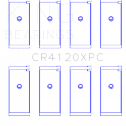 KING ENGINE BEARINGS CR4120XPC