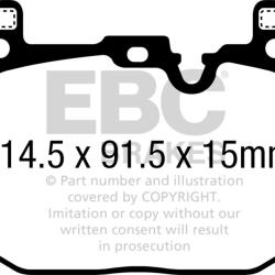 EBC Yellowstuff Brake Pad Sets EBC DP42393R