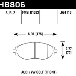 HAWK PERFORMANCE HB806B624