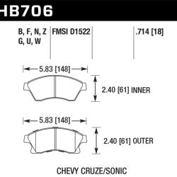 HAWK PERFORMANCE HB706N714