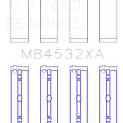 KING ENGINE BEARINGS MB4532XA