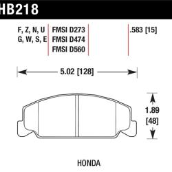 Hawk Performance HB218G.583