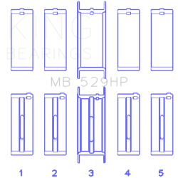 KING ENGINE BEARINGS MB529HP