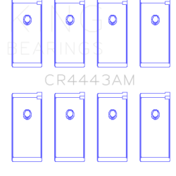 KING ENGINE BEARINGS CR4443AM025