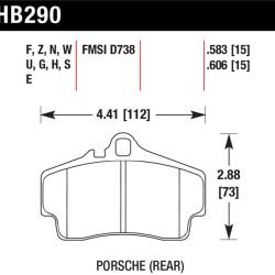 Hawk Performance HB290E.606