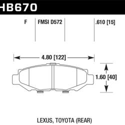 Hawk Performance HB670F.610