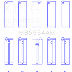 KING ENGINE BEARINGS MB5554AM025