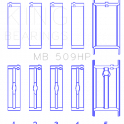 KING ENGINE BEARINGS MB509HP