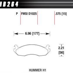 HAWK PERFORMANCE HB264P575