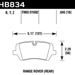 HAWK PERFORMANCE HB834Y645