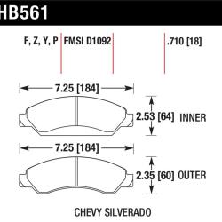 Hawk Performance HB561F.710
