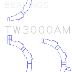 KING ENGINE BEARINGS TW3000AM