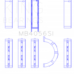 KING ENGINE BEARINGS MB4056SI