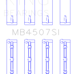 KING ENGINE BEARINGS MB4507SI025