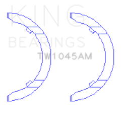 KING ENGINE BEARINGS TW1045AM