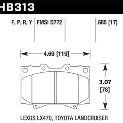 HAWK PERFORMANCE HB313P685