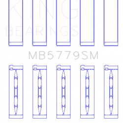 KING ENGINE BEARINGS MB5779SM025