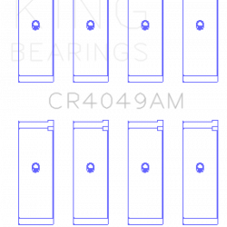 KING ENGINE BEARINGS CR4049AM025