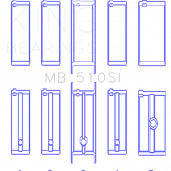 KING ENGINE BEARINGS MB510SI