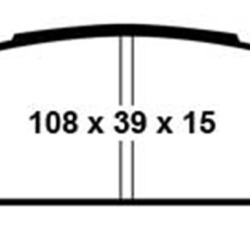 EBC Yellowstuff Brake Pad Sets EBC DP4821R