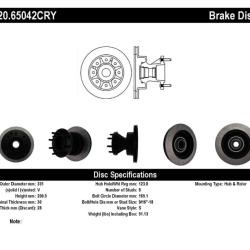 STOPTECH 12065042CRY