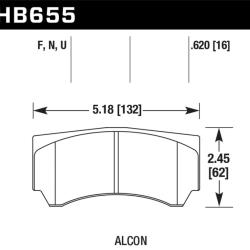 HAWK PERFORMANCE HB655U620