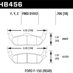 HAWK PERFORMANCE HB456Y705