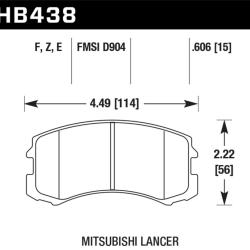 Hawk Performance HB438F.606