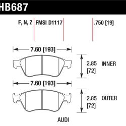 Hawk Performance HB687F.750