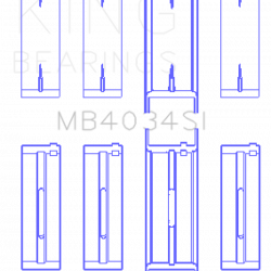 KING ENGINE BEARINGS MB4034SI025