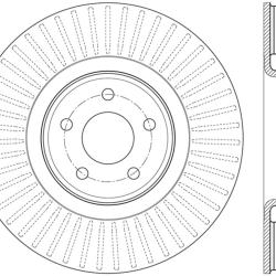 ST Slot & Drill Brake Rotors Stoptech 127.65146R