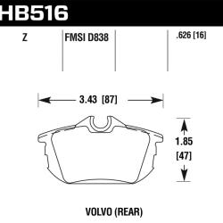 HAWK PERFORMANCE HB516Z626