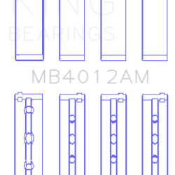 KING ENGINE BEARINGS MB4012AM05