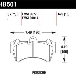 Hawk Performance HB501F.625