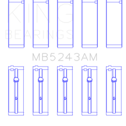 KING ENGINE BEARINGS MB5243AM