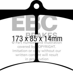 EBC Bluestuff Brake Pad Sets EBC DP52068NDX