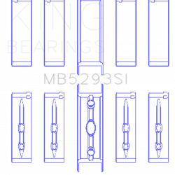 KING ENGINE BEARINGS MB5293SI