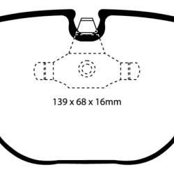 EBC Bluestuff Brake Pad Sets EBC DP51451NDX