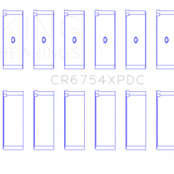 KING ENGINE BEARINGS CR6754XPDC