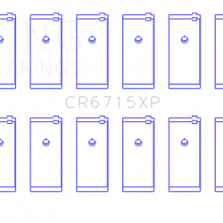 KING ENGINE BEARINGS CR6715XP