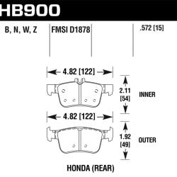 HAWK PERFORMANCE HB900B572