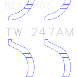 KING ENGINE BEARINGS TW247AM